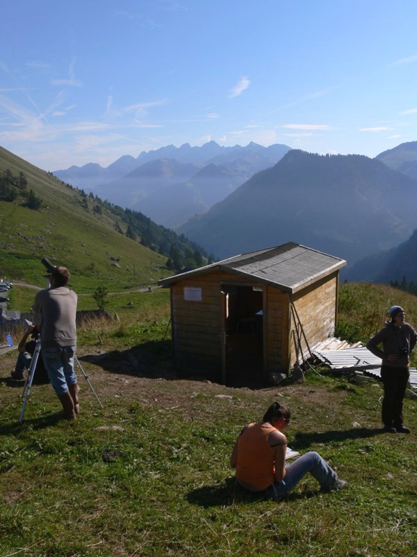 Ornitologická stanice v Col de Jaman. Foto - Jan Bartoníček