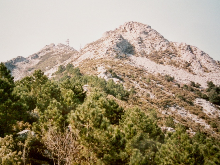 Elba - nejvyšší vrch Monte Capanne. Foto - Jiří Mach.